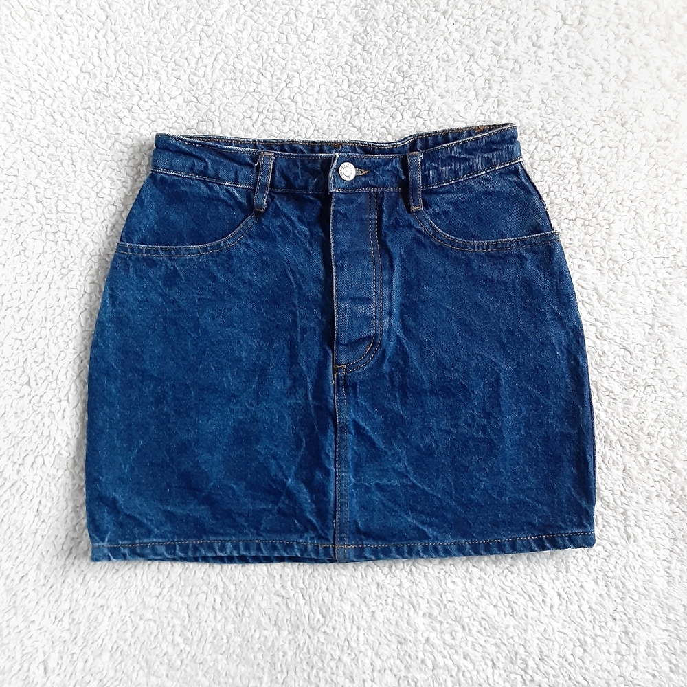 JOHN GALT Button Fly Denim Mini Skirt Size M / 25